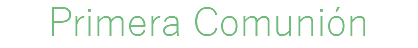 Primera Comunión